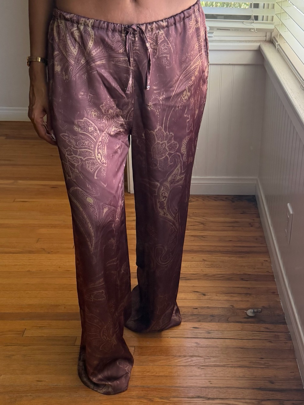 PrettyLittleThing Satin Lounge Pants